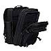 GZ XINXING 43L Large Military Tactical Backpack Army 3 Day Assault Pack Molle Bag Backpacks (Black1)