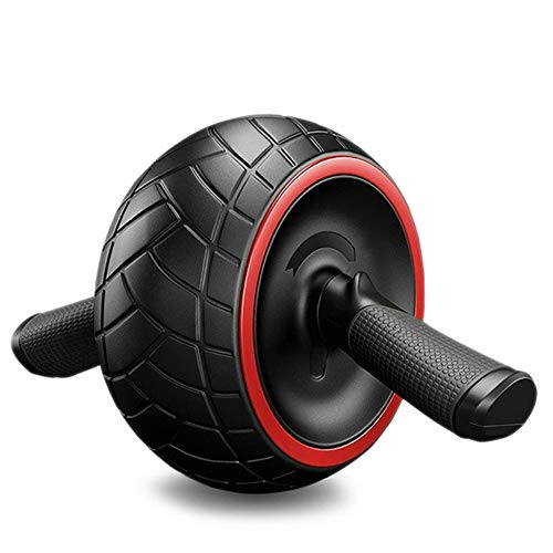 Staron  Abdominal Bomb Type Rubber Abdominal Muscle Roller Silent Giant Wheel - Exercise Wheel for Home Gym - Fitness Equipment & Accessories (Black) - Thumbnail 7