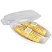 Home-X Microwave Corn Steamer with Lid - BPA-Free, Dishwasher Safe, Airtight Lid Corn on the Cob Microwave Steamer for Delicious and Perfectly Cooked Corn on the Cob in Minutes