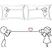 BoldLoft Say I Love You Couples Pillowcases-Valentines Pillow Covers, Couple Gifts for Her, Wife, Girlfriend, I Love You Gifts, His and Hers Bedroom Decor