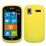 Cbus Wireless Yellow Silicone Case / Skin / Cover for Samsung Focus / SGH-I917