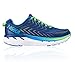 HOKA ONE ONE Men's Clifton 4 Running Shoe (9 D(M) US, True Blue/Jasmine Green)