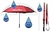 Athletico 68 Inch Automatic Open Golf Umbrella - Extra Large Double Canopy Umbrella is Windproof and Waterproof - Features Ergonomic Rubber Handle (Wine Red, 68 inch)