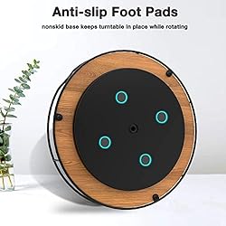Lazy Susan Turntable Organizer with Anti-slip Mat