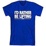 I'd Rather be lifting Gym Mode Activewear Men's Workout Clothing By Shirt Kraise