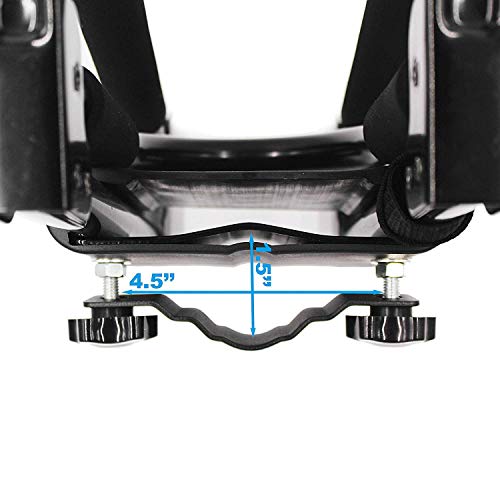 NO. 32 2 Pair Folding Heavy-Duty J-Bar Car Rooftop Racks, Carrier Rack Suitable for Kayak, Canoe, Boat, SUP, Surfboard, Ski Board Rooftop Carriers Storage/Mount on SUV, RV, Trailers, Trucks