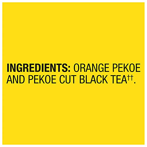 LIPTON BLACK TEA BAGS, HOT OR ICED TEA BAGS, 100 TOTAL COUNT