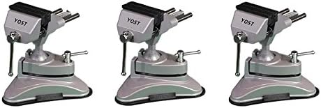 Yost V-275 Portable Multi-Angle Pivoting Vise, 2.75", Gray (3-(Pack))