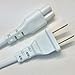 Ipax 10 Ft Long White 2 Prongs AC Power Cord Cable Plug Compatible with for LG TCL Samsung UN75NU7100F-XZA UN55NU7300 UN65NU7300 UN60J6300 UN65J6300 UN75J6300 UN32J6300 UN50J6300 UN55J6300 Led HD TV