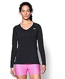 Under Armour Women's HeatGear Armour Long Sleeve, Black (001), Small