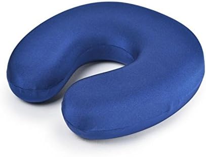 Comfort Inflatable Travel Message Neck Pillow (Black)