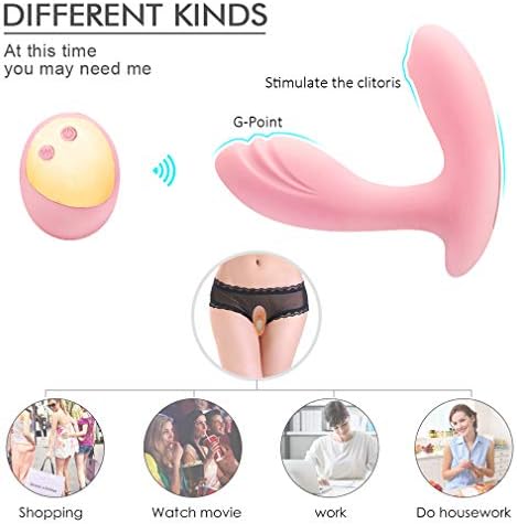 Invisible Clit Vibrartor Vibrate Things for Women Adullt Toys for Female Six Toys for Women Bullet,Wireless Remote Wearable USB Rechargeable Tshirt