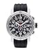 TW Steel Men's TW121 Grandeur Tech Black Rubber Chronograph Dial Watch
