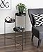 Kate and Laurel Finn Tri-Level Metal Plant Stand, Charcoal Gray, Decorative Hinged Tray Stand Displaythumb 3