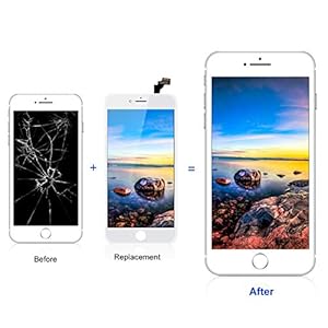 BuTure Schermo per iPhone 6 Plus (Bianco) - immagine 6