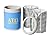 KOOLIO Premium Personal Beverage Cooler, Alpha Tau Omega