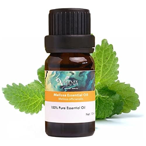 Melissa Essential Oil Blend 10ml by Vilana | 100% Pure Essential Oil for Diffuser | Vegan Aromatherapy Oil with Soothing, and Antipyretic Properties | Suitable for Bath and Massage