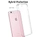 iPhone 6s Case, tekSonic for Apple iPhone 6/6s Case [Soft-Flex] Shock-Absorption Bumper [Crystal Clear] and Anti-Scratch Clear Back Cover Case for iPhone 6s iPhone 6 4.7 Inch (Transparent)