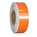 T.R.U. REF-7 Orange Engineering Grade Reflective Tape: 1 in. wide x 30 ft. length
