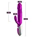 Spot Rabbit Vibrator, Rechargeable Heating Dildo Vibrator Adult Sex Toys for Women Silicone 10 Speed Vibration Clitoris Vagina Stimulator Massager Sex Things for Couples (Purple)