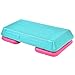 Giantex Fitness Aerobic Step 29'' Club Cardio Adjust Exercise Stepper w/Risers 4'' - 6''