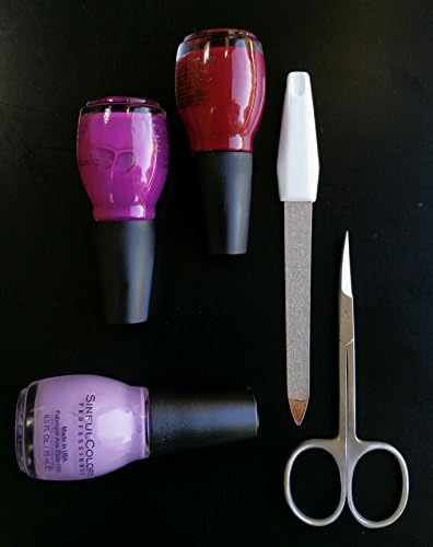 CUTICLE SCISSOR NAIL FILE SET, 2 Piece Combo Personal Care Manicure Pedicure Tools For Men and Women, Best For Great Looking Hands - Feet, Perfect For Home, Travel, College Students