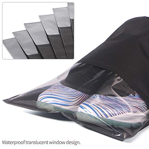 24PCS Travel shoe bags Waterproof Non-Woven With Rope for Men and Women Organizers, X-Large - Thumbnail 6