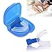 M&J Doctor Recommended Anti Snoring Mouthpiece Made w/ Premium Moldable Silicone for Custom Fit - Instant Snore B Gone Solution Mouthguard for Snoring & Bruxism - Features Protective Case for Storage