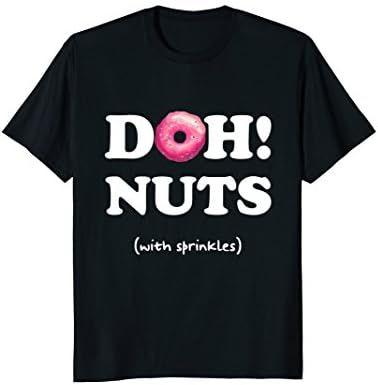 Doh! Nuts (with Sprinkles) Short Sleeve Donut T-Shirt