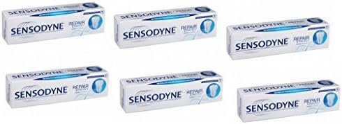 Sensodyne Repair &amp; Protect with NOVAMIN [European Import] - (PACK OF 6) by Glaxo Smith Klein