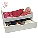 Unicorn Wooden Doll Bed with Trundle Fits 18 Inch Dolls