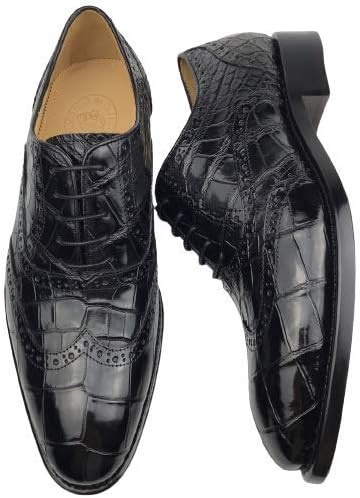 Amazon N K クロコダイル ワニ革保証 レザー 本革 腹部革 紳士靴 ビジネスシューズ ローファー スリッポン 通勤用 モカシン 男性用 革靴 紐靴 メンズシューズ N K ローファー スリッポン