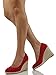 Delicious Women's Parma Round Toe Espadrille Wedge Slip on Sandals