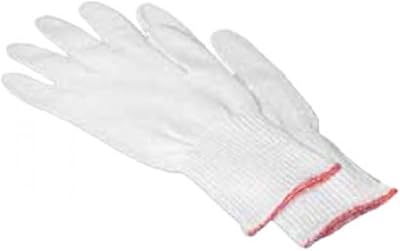 FARMAC-ZABBAN Meds White Cotton Non Surgical Glove Size 7 Single Envelope