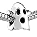 CharmSStory Halloweens Ghost Silver Plated Charm Beads Charms For Bracelets