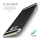 CROSYMX Galaxy S8 Plus Case, Thin and Slim Hard 3 in 1 Stylish Cover Matte Surface with Electroplate Frame Back Cover for Samsung Galaxy S8 Plus (6.2'')(2017) - Black