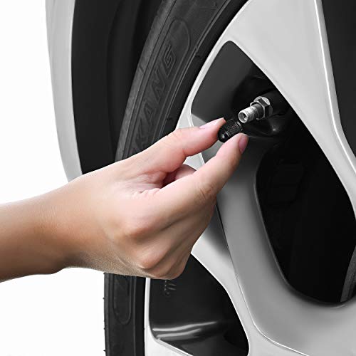 image for Valve-Loc Dome Tire Valve Caps (10-Pack) Universal Stem Covers for Car