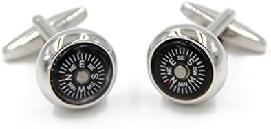 Beauty Jewelry Shop Cufflinks For Men Or Women Designs Copper cufflink Round compass Style cufflink french shirts cuff cufflink for men Gift cufflink bussiness cufflink #0615