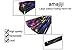 Amajiji Large Rave Folding Fan, Chinease/Japanese Handheld Fans, Perfect for Cooling, Decoration, Dance, Wedding, Gift (AM1)
