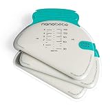 nanobébé 100 Breastmilk Storage Bags Refill Pack - Fast, Even Thawing & Warming - Breastfeeding Supplies Lay Flat to Save Space & Track Pumping - Breastmilk Bags for Freezer or Fridge ...
