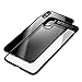Vinve Case Compatible with iPhone X Case, Slim Anti-Scratch Shockproof Cover Clear Hard Back Panel + TPU Bumper Protective Case (Black)