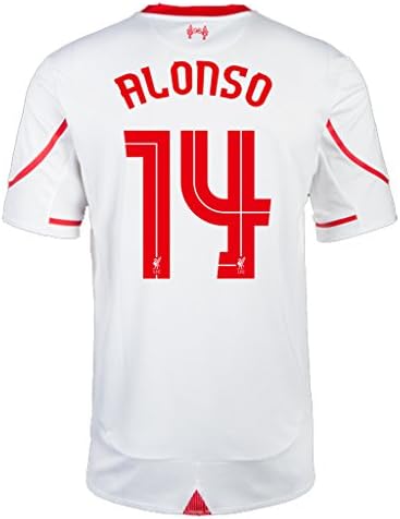 2015/16 #14 Alonso 2015/16 White UCL Away Adult Jersey Size - XL