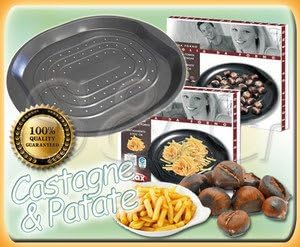 Plaque De Four Anti Adhesif Perce Chataignes Marrons Frites Surgelees Maison Amazon Fr Cuisine Maison