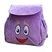 IGBBLOVE Dora Explorer Soft Plush Backpack Rescue Bag, Purple