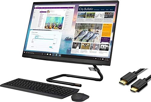 Lenovo IdeaCentre A340 24 AIO 23.8" FHD Touchscreen All in One Desktop Computer (Intel Hexa-Core i5-9400T (Beats i7-6700), 32GB DDR4 RAM, 1TB SSD+1TB HDD) DVDRW, Windows 10 + IST Computers HDMI Cable 1 Lenovo IdeaCentre A340 24 AIO 23.8" FHD Touchscreen All in One Desktop Computer (Intel Hexa-Core i5-9400T (Beats i7-6700), 32GB DDR4 RAM, 1TB SSD+1TB HDD) DVDRW, Windows 10 + IST Computers HDMI Cable