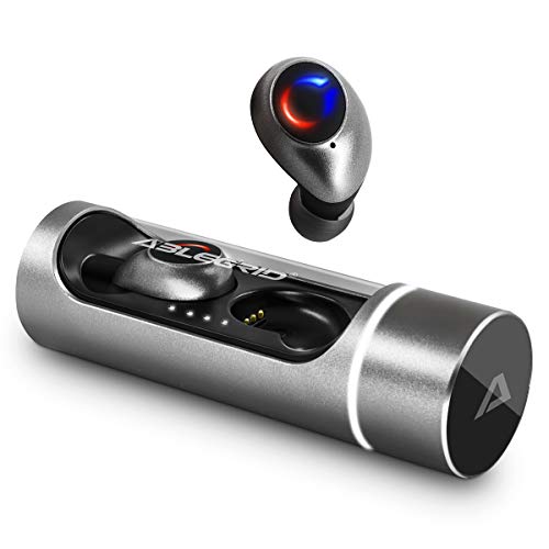 True Wireless Earbuds, ABLEGRID Kanoe Bluetooth 5.0 Headphones with Qualcomm Apt-X 3D Stereo Audio, 30H Playtime, IPX5 Waterproof Sport Earphones, cVc8.0 Noise Canceling, Built-in Mic …