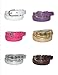 CTM Kid's Leather 1 inch Basic Dress Belt (Pack of 2)
