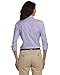 Devon & Jones Pink Three-Quarter-Sleeve Stretch Poplin Blouse