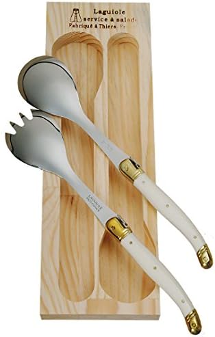 Jean Dubost Laguiole 2Pc Salad Server Set