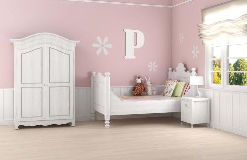 Munch Oversized White Wood Letters, P